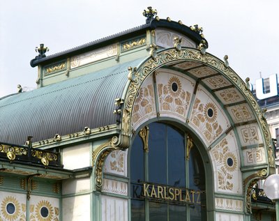 Otto Wagner-pavillonen på Karlsplatz af Otto Wagner