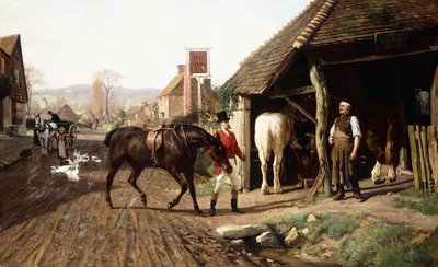 Han kaster en sko af Otto Weber
