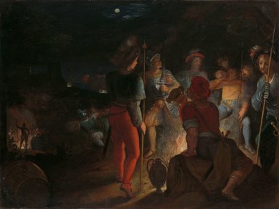 Bataverne belejrer de romerske hærregimenter ved Vetera Claudius Civilis belejrer romerne i Vetera Castra en af en serie på tolv om Batavernes opstand mod romerne af Otto van Veen