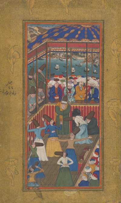 Dansende dervisher af Ottoman School