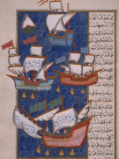 Fiskere med net af Ottoman School