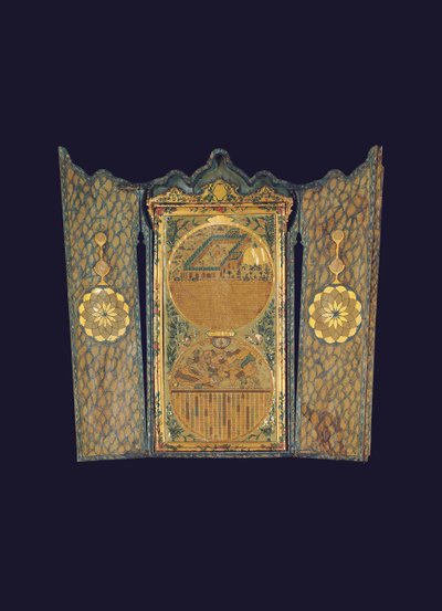 Qibla kompas, Konstantinopel af Ottoman School