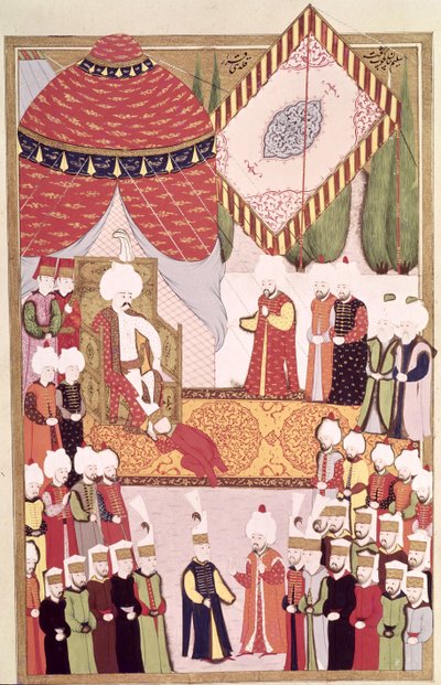 Kroningen af Sultan Selim I (1466-1520) fra 
