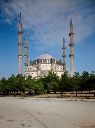 Udsigt over moskeen (1575) af Ottoman School