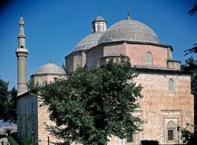 Udsigt over den grønne moske af Ottoman School