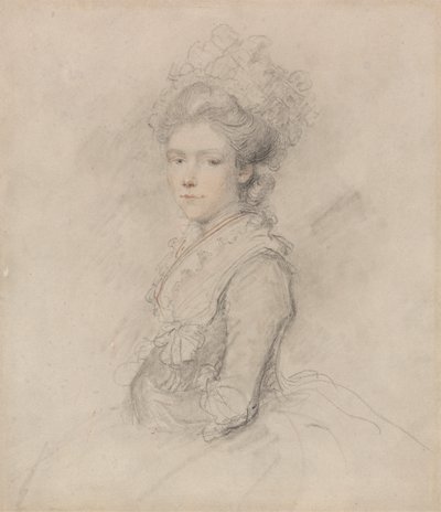 Mrs. James Paine, Newman Street af Ozias Humphry