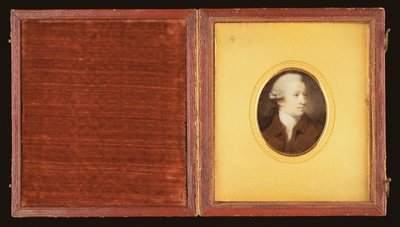 Sir Joshua Reynolds (1723-92) af Ozias Humphry