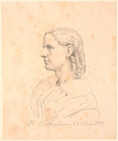 Dameportræt. af P.C. Skovgaard