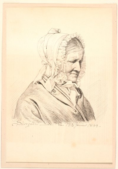 Fru Anneken Marie von Würden f. Sponum, H.E. vens svigermor. af P.C. Skovgaard