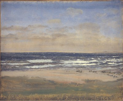 The Beach at Rågeleje af P.C. Skovgaard