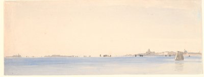 Venedig, set fra lagunen af P.C. Skovgaard