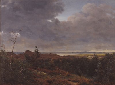 View of Frederiksværk from Tisvilde Wood, North Zealand af P.C. Skovgaard