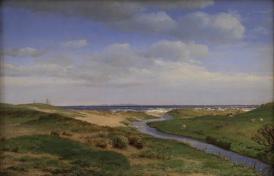 Udsigt over Sjællands Nordkyst ved Dronningmølle af P.C. Skovgaard