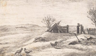 Vinterlandskab ved Vejby af P.C. Skovgaard