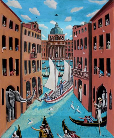 The Runaway, 2025 (indfarvet gesso) af PJ Crook