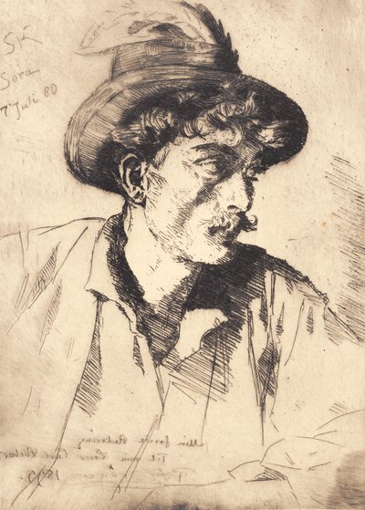 Italiensk landarbejder. Sora af Peder Severin Krøyer