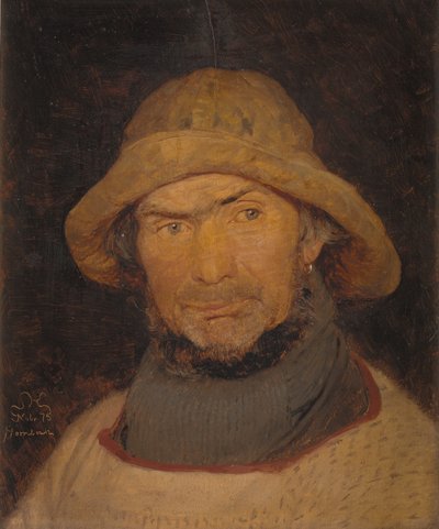 Portræt af en fisker fra Hornbæk af Peder Severin Krøyer