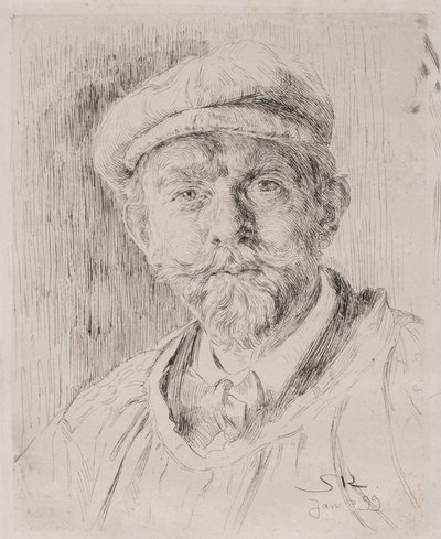Selvportræt af Peder Severin Krøyer