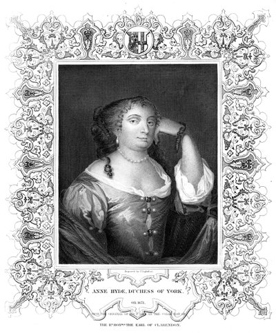 Anne Hyde, hertuginde af York. af P. Lightfoot