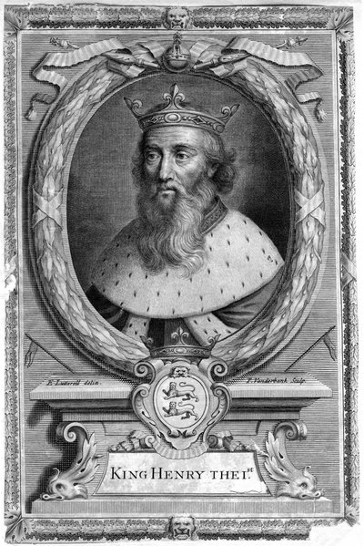 Henrik I, konge af England. af P. Vanderbanck