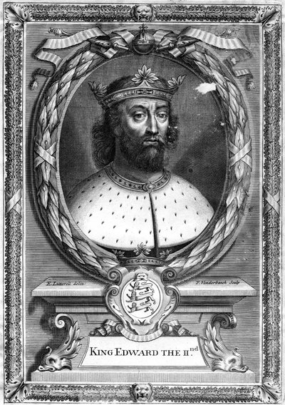 Kong Edward II af England, 1600-tallet. af P. Vanderbanck