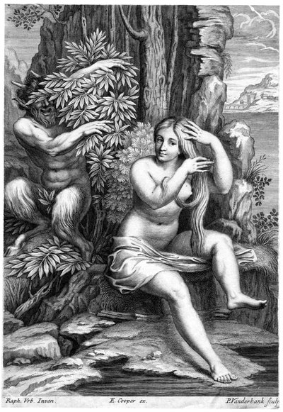 Pan og Syrinx af P Vanderbank