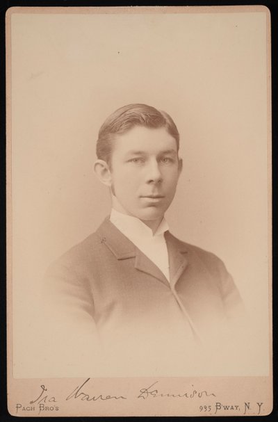 Portræt af Ira Warren Dennison, mellem 1891 og 1893. af Pach Bros