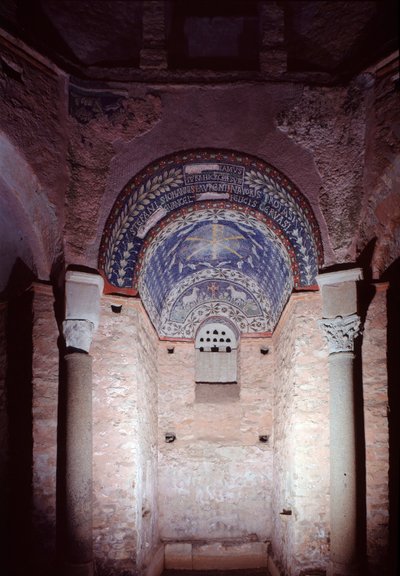 Niche med mosaik, 5.-6. århundrede af Paleo Christian