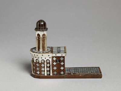 Model af Den Hellige Gravs Kirke (træ og perlemor) af Palestinian School