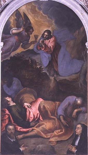 Kristus i Getsemane Have af Palma Il Giovane