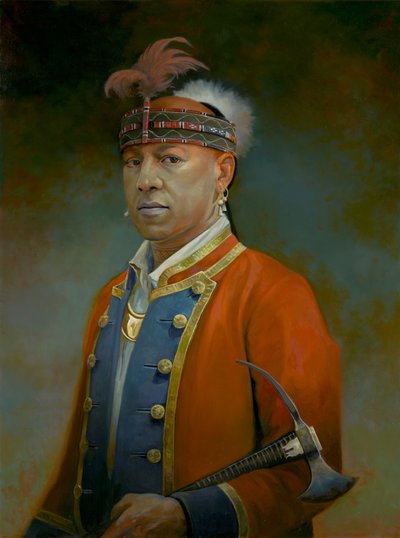 Allied to the King, 2017 (olie på lærred) af Pamela Patrick White