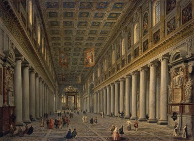 Interiør af Santa Maria Maggiore i Rom