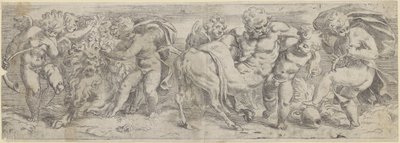 Beruset satyr og putti af Paolo Farinati