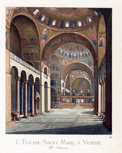 Det indre af San Marco-basilikaen i Venedig (Italien) af Paolo Mercuri