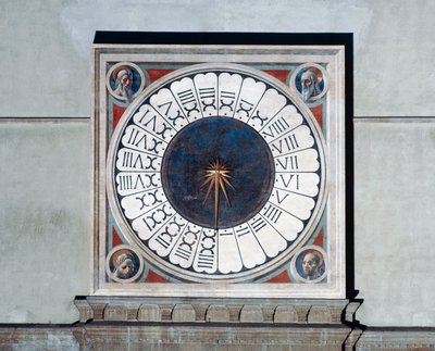 Urskive med hoveder af profeter af Paolo Uccello