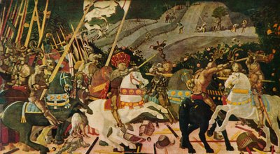 Slaget ved San Romano, c1438, 1909 af Paolo Uccello