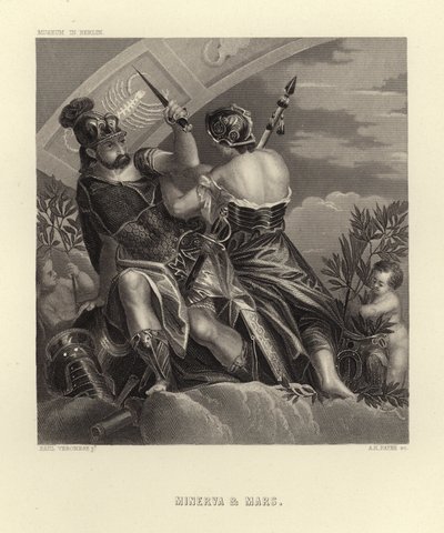 Minerva og Mars af Paolo Veronese