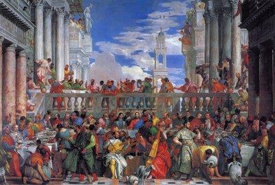 Bryllupsfesten i Cana, 1563 af Paolo Veronese