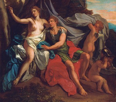 Angelica og Medoro af Paolo de Matteis
