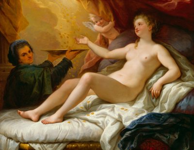 Danae, ca. 1705 (olie på lærred monteret på masonit) af Paolo di Matteis