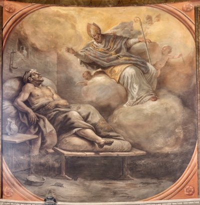 Fresker, der skildrer Sankt Cataldos liv af Paolo di Matteis