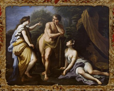 Valget af Herkules, 1712 af Paolo di Matteis