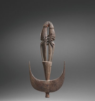 Ophængskrog (Samban), Iatmul, Middle Sepik, Papua, Ny Guinea (træ) af Papua New Guinean