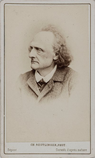 Portræt af pianisten og komponisten Henry Litolff 1818-1891. af Paris . Photo studio Reutlinger