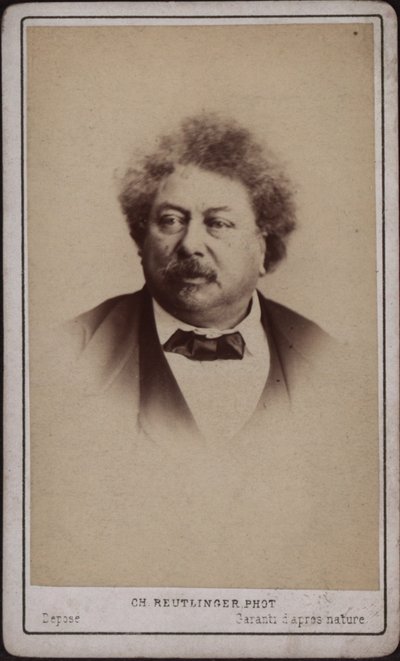 Forfatteren Alexandre Dumas far 1802-1870, ca. 1868. af Paris . Photo studio Reutlinger