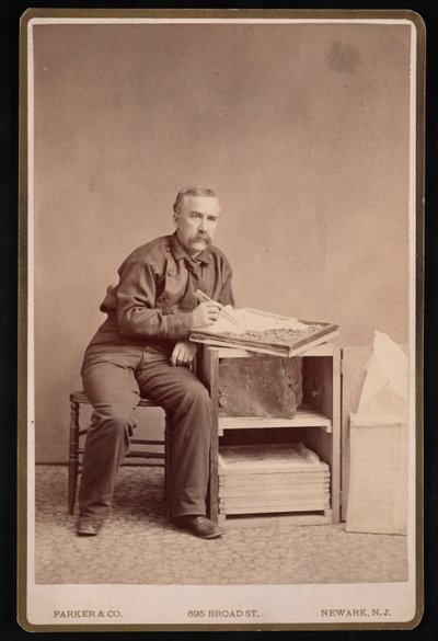 Portræt af Fred Mather 1833-1900, før 1887. af Parker and Co