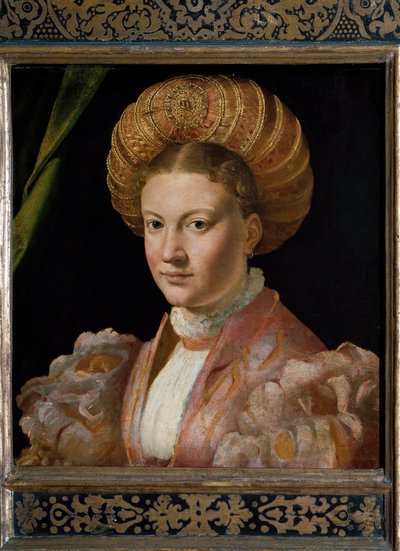 Portræt af en ung kvinde, grevinde Gozzadini. (Maleri af Parmigianino
