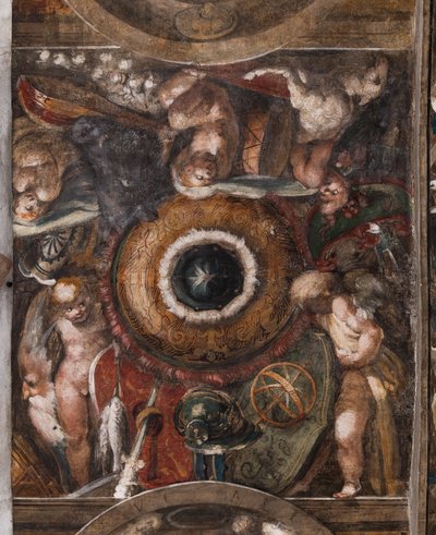 Putti, detalje, ca. 1523 (frisk) af Parmigianino