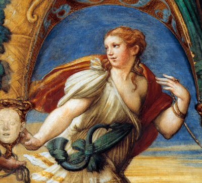 Actaeon, med feminine træk, fra Myth of Diana and Actaeon, ca af Parmigianino