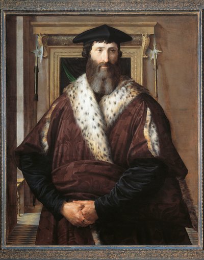 Portræt af Malatesta Baglioni af Parmigianino